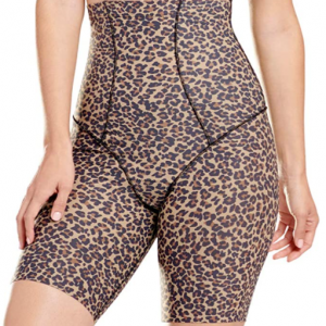 Curvy Leopard Print Thigh Slimmers By Marena
